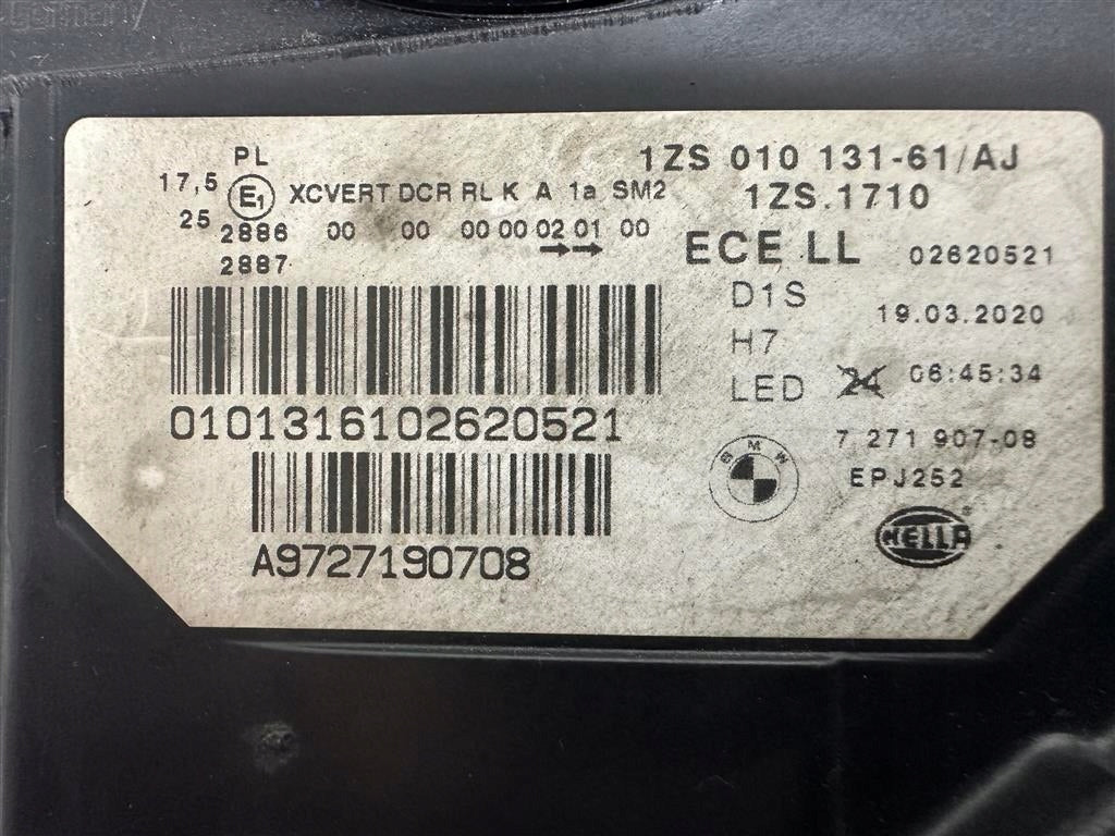 Frontscheinwerfer BMW 5 F11 F10 1ZS010-131-61 A9727190708 Xenon Links Headlight SCH4240726244zt