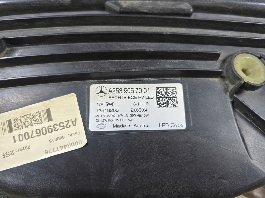 Frontscheinwerfer Mercedes-Benz Glc A2539067001 Full LED Rechts Headlight SCH4539279031ps