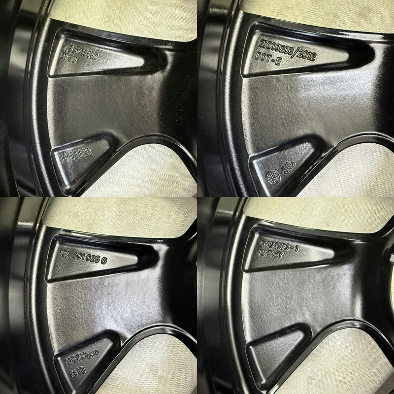 1x Alufelge 18 Zoll 7.5" 5x112 50ET Schwarz 10A601025C VW I Rim Wheel FEL1202325932qp