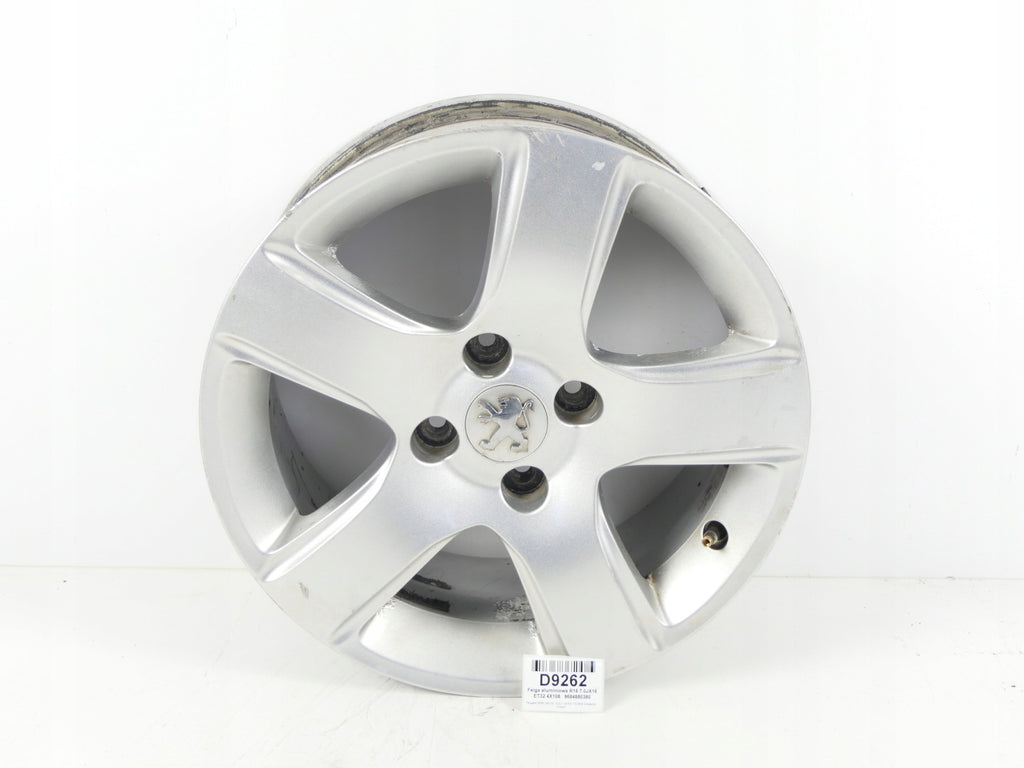 1x Alufelge 16 Zoll 7.0" 4x108 9684880380 Peugeot 3008 Rim Wheel FEL3398549933dh