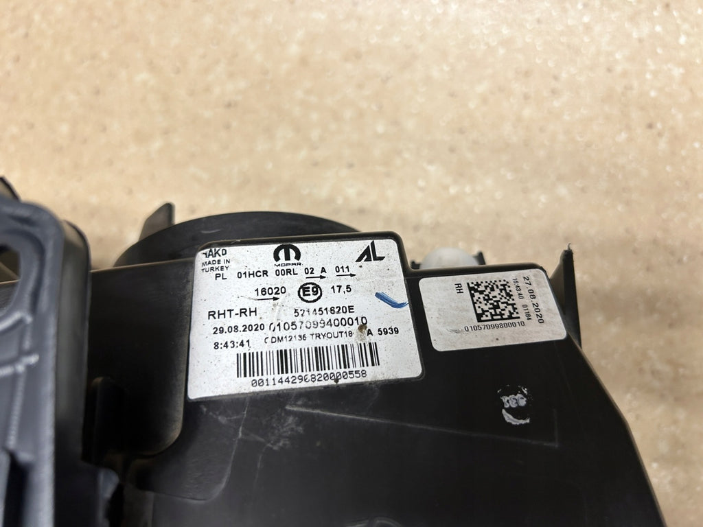 Frontscheinwerfer Fiat Tipo 521451620E Rechts Scheinwerfer Headlight SCH2169550637wx