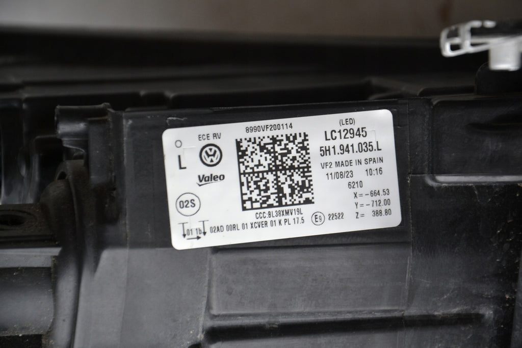 Frontscheinwerfer VW Golf VIII 5H1941036L 5H1941035L LED Ein Satz Headlight SCH3331031001fx