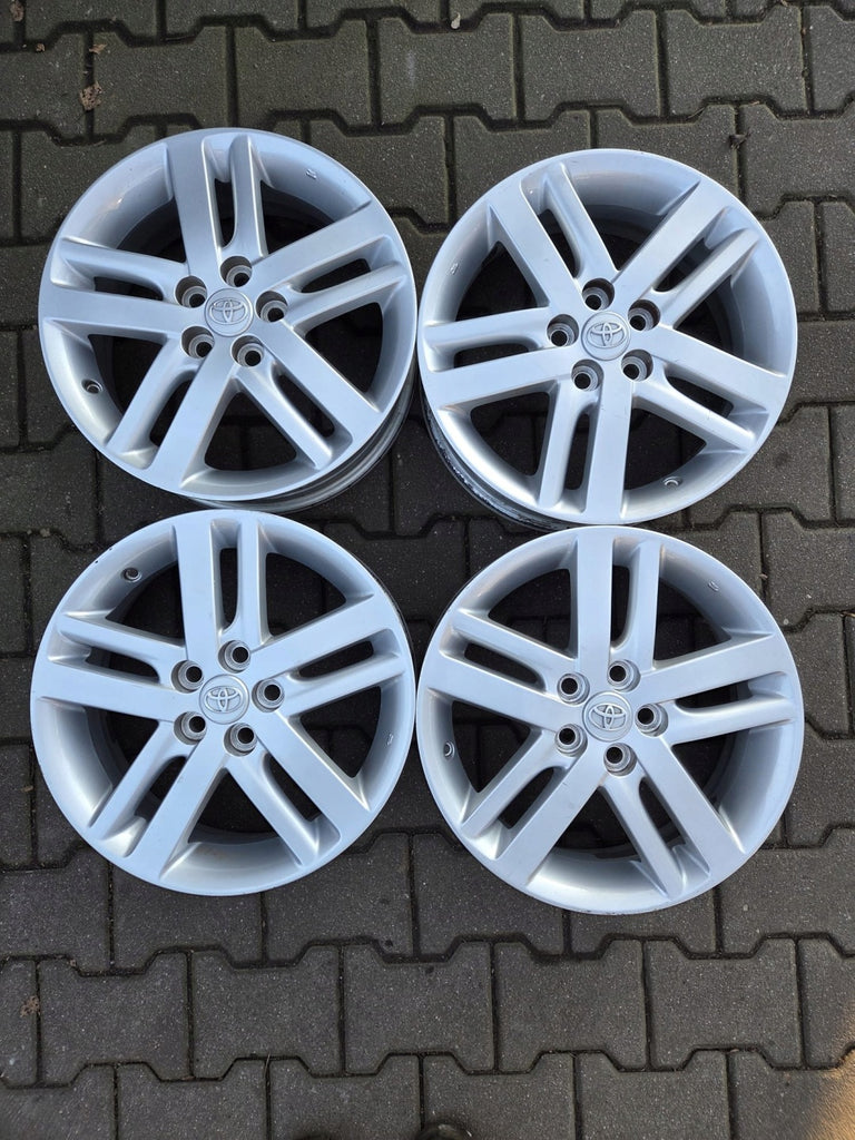 4x Alufelge 16 Zoll 5.5" 5x100 45ET Glanz Silber KBA52854 Toyota Avensis FEL5636862641ke
