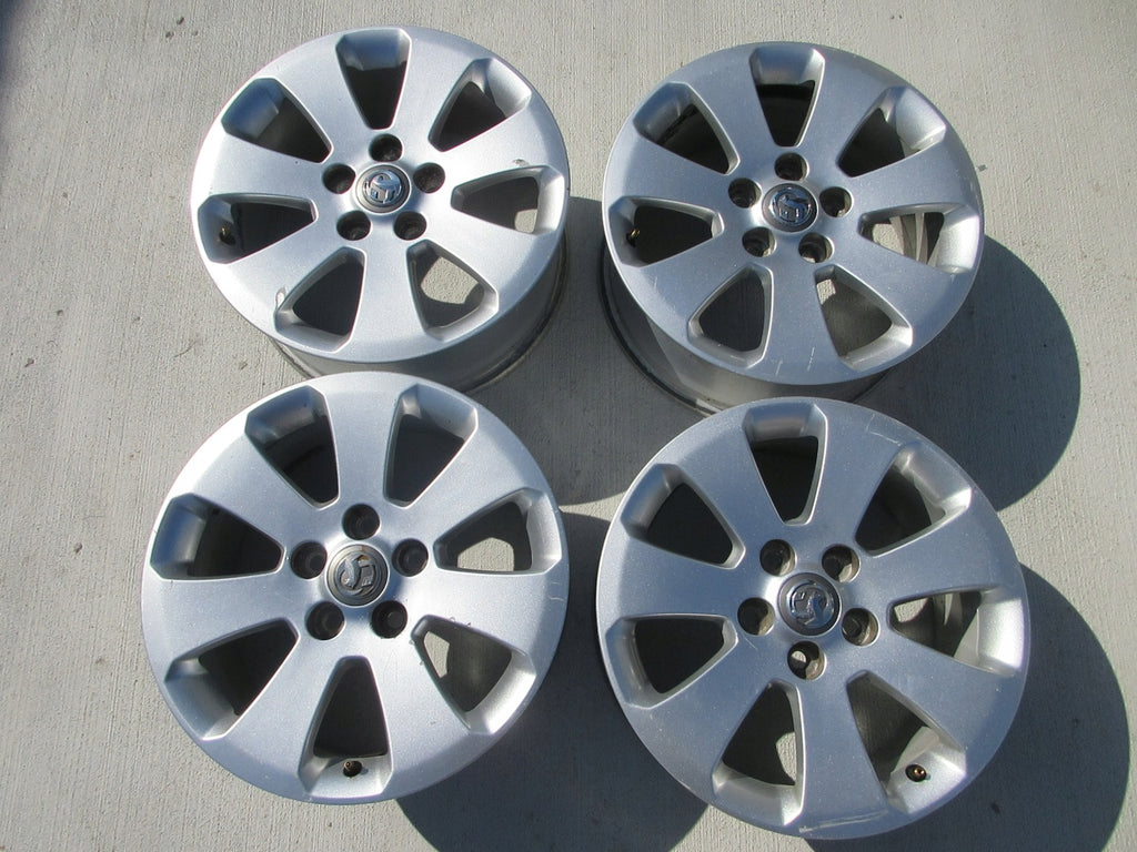 4x Alufelge 17 Zoll 7.0" 5x120 41ET Silber 13235010 Opel Rim Wheel