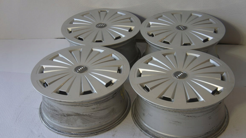 4x Alufelge 16 Zoll 7.0" 5x112 35ET Glanz Silber 8W0601025 Audi Rim Wheel