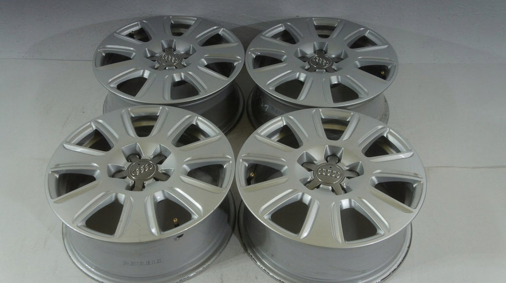 4x Alufelge 16 Zoll 6.5" 5x112 33ET Glanz Silber 8U0601025 Audi Rim Wheel