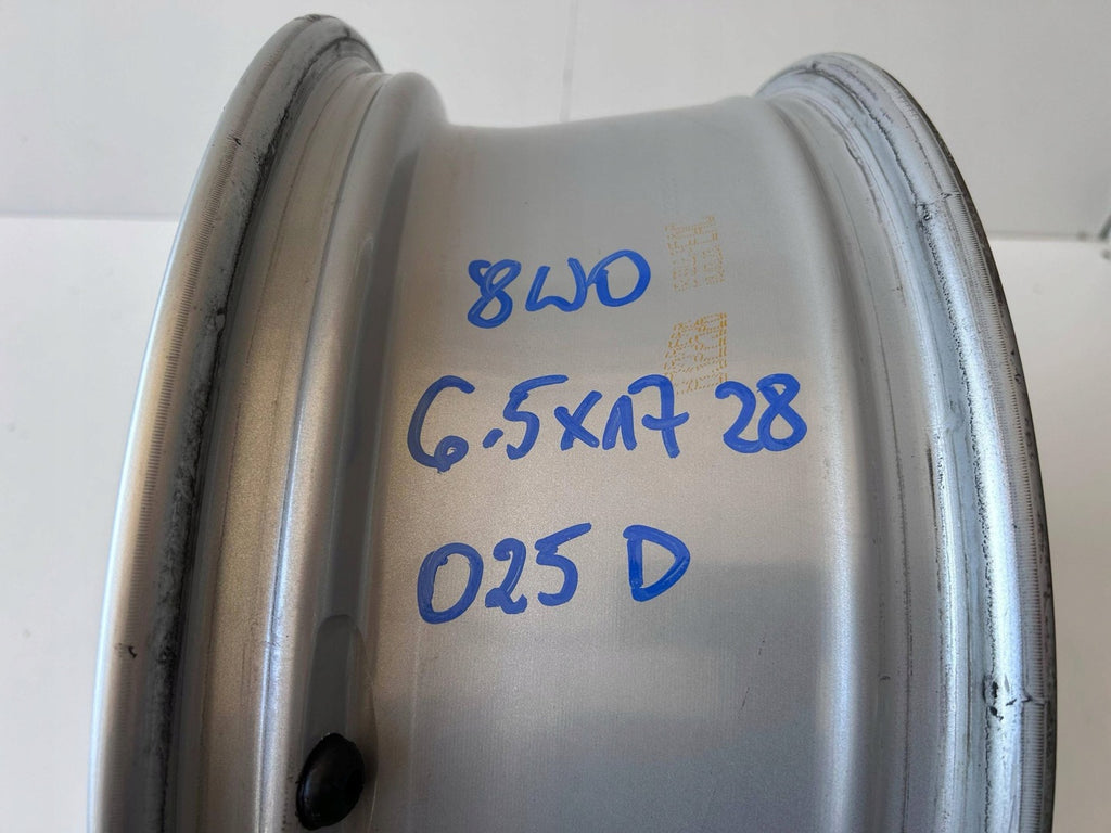 1x Alufelge 17 Zoll 6.5" 5x112 28ET Glanz Silber 8W9601025D Audi A4 B9 Rim Wheel FEL8026847342ex