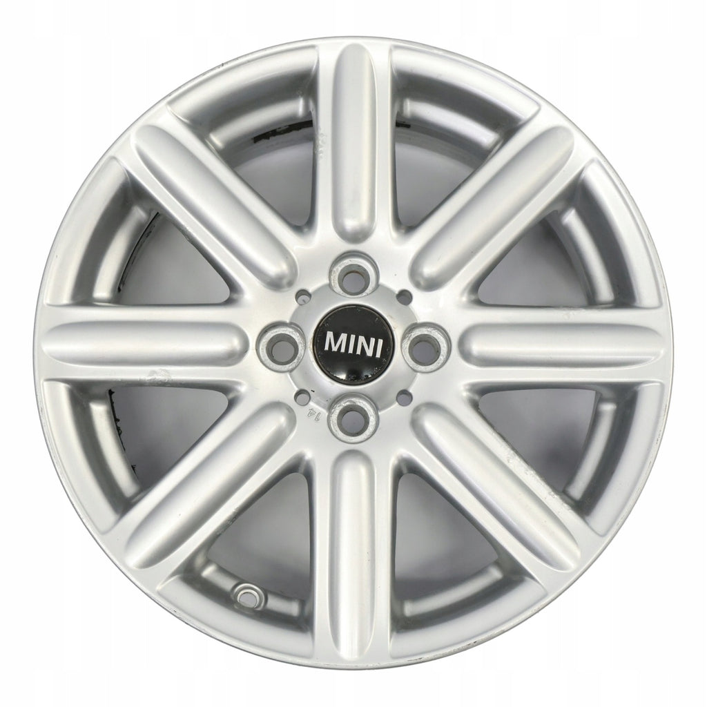1x Alufelge 16 Zoll 6.5" 4x100 48ET Silber 6791941 Mini R55 R56 Rim Wheel FEL3270031591qa