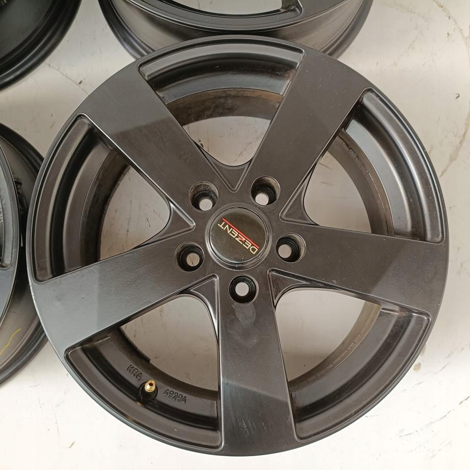 4x Alufelge 16 Zoll 7.0" 5x112 40ET Glanz Schwarz Audi I Rim Wheel FEL7218775203no