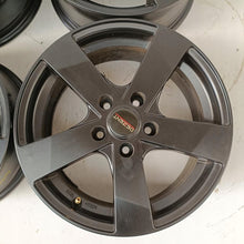 Laden Sie das Bild in den Galerie-Viewer, 4x Alufelge 16 Zoll 7.0" 5x112 40ET Glanz Schwarz Audi I Rim Wheel FEL7218775203no