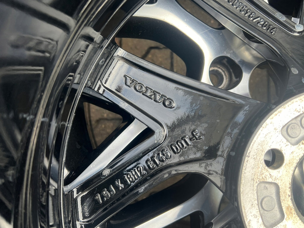 1x Alufelge 18 Zoll 7.5" 5x108 45ET Glanz Silber 32209776 Volvo S60 V60