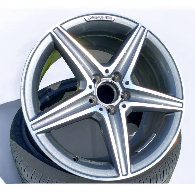 1x Alufelge 18 Zoll 9.0" 5x112 49ET A2134011900 Mercedes-Benz W213 Rim Wheel