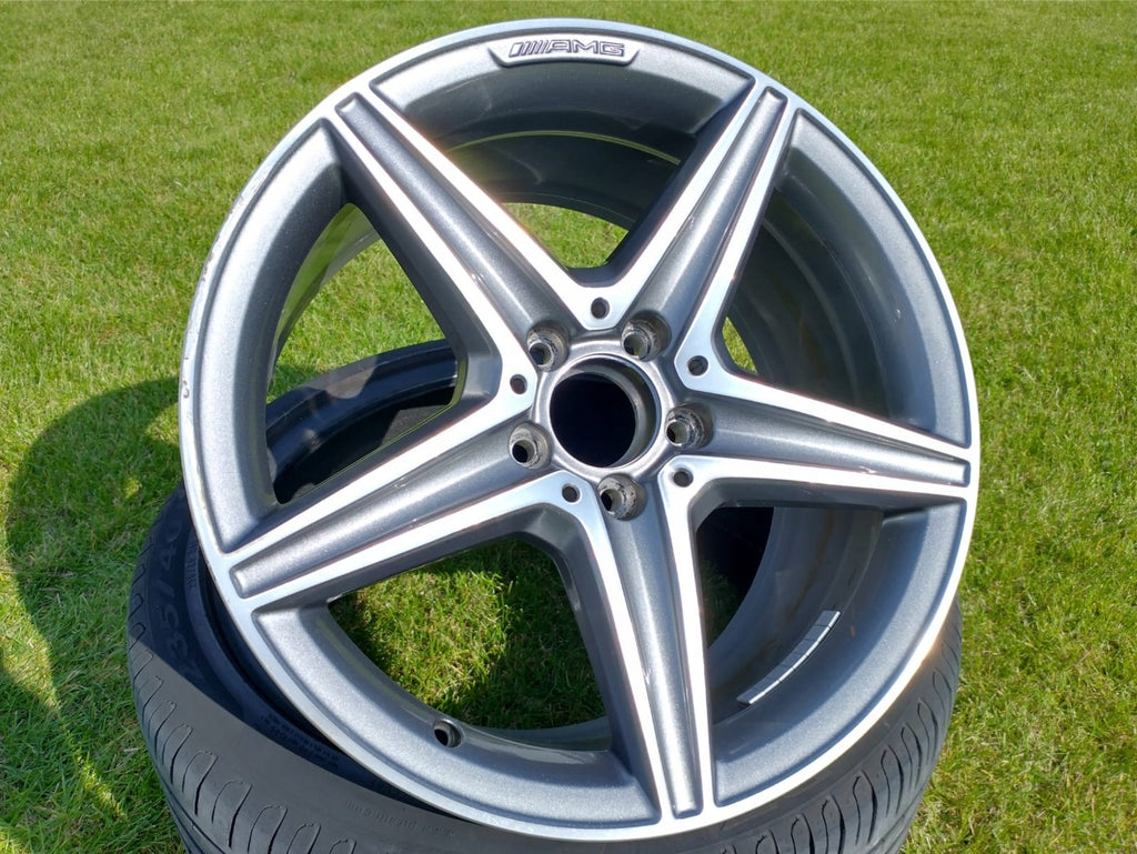 1x Alufelge 18 Zoll 9.0" 5x112 49ET A2134011900 Mercedes-Benz W213 Rim Wheel