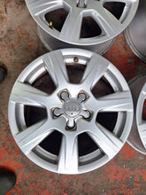 Load image into Gallery viewer, 4x Alufelge 16 Zoll 7.0" 5x112 45ET Glanz Silber 16441670 Audi Rim Wheel FEL5917693178po