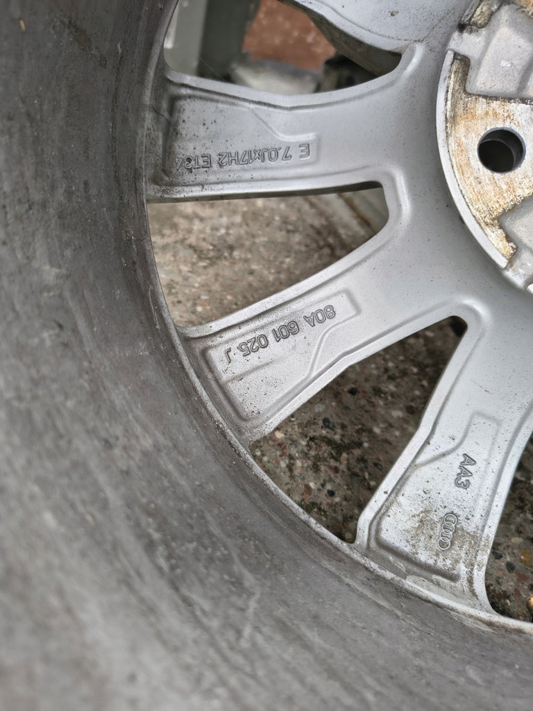 1x Alufelge 17 Zoll 7.0" 5x112 34ET 80A601025J- Audi Rim Wheel FEL6506591416qf