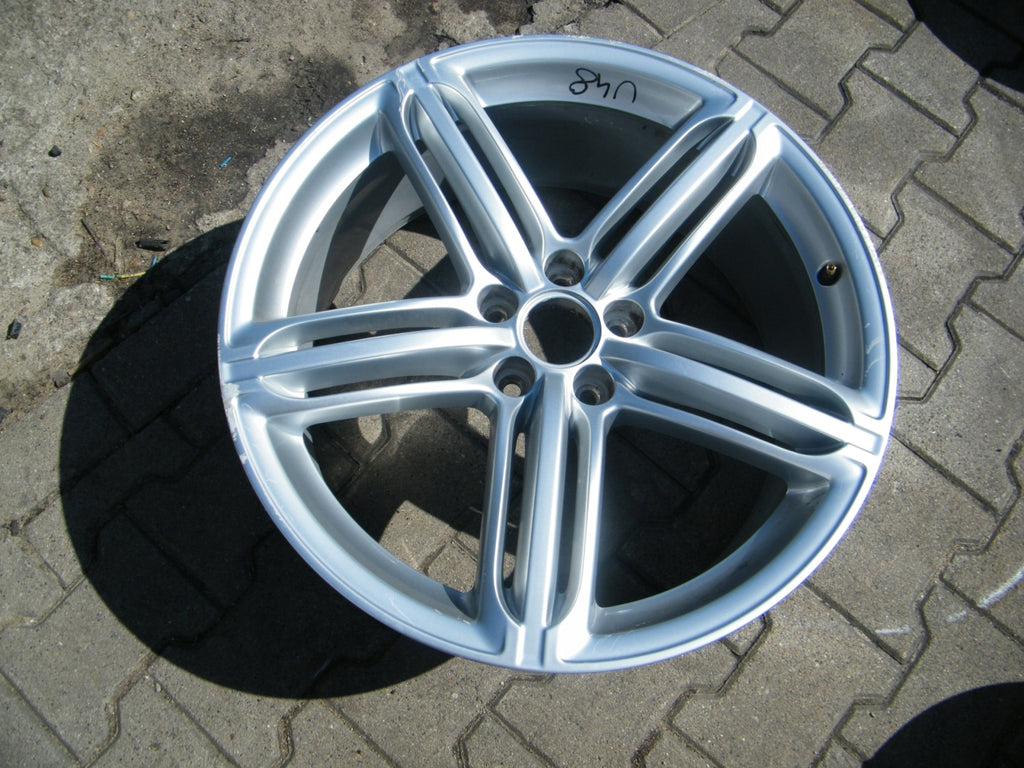 1x Alufelge 20 Zoll 8.5" 5x112 33ET Glanz Silber 8T0601025B Audi B9 Rim Wheel FEL3759202994ab
