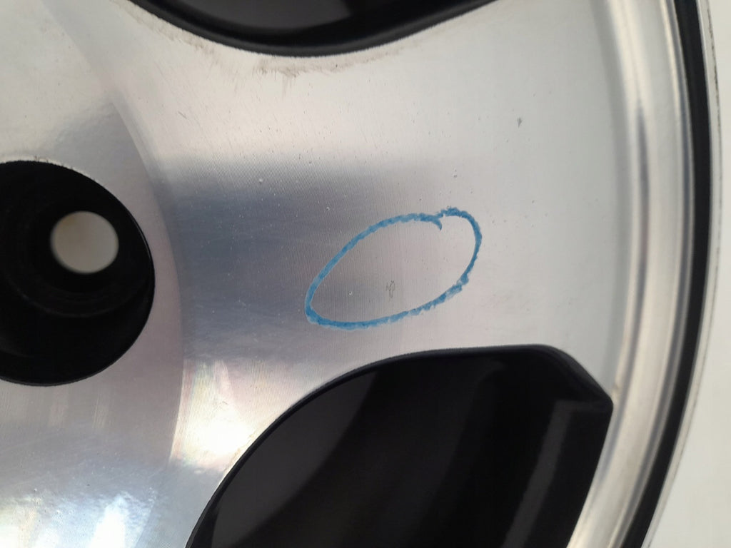 4x Alufelge 15 Zoll 6.0" 5x110 49ET Glanz Schwarz 60505 Opel Rim Wheel