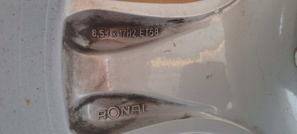 3x Alufelge 17 Zoll 8.5" 5x112 58ET Glanz Silber A2044016102 Mercedes-Benz W204 FEL2408203392in