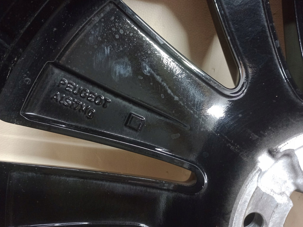 1x Alufelge 19 Zoll 7.0" 5x108 38ET Glanz Graphit 9809685477 Mg Rim Wheel