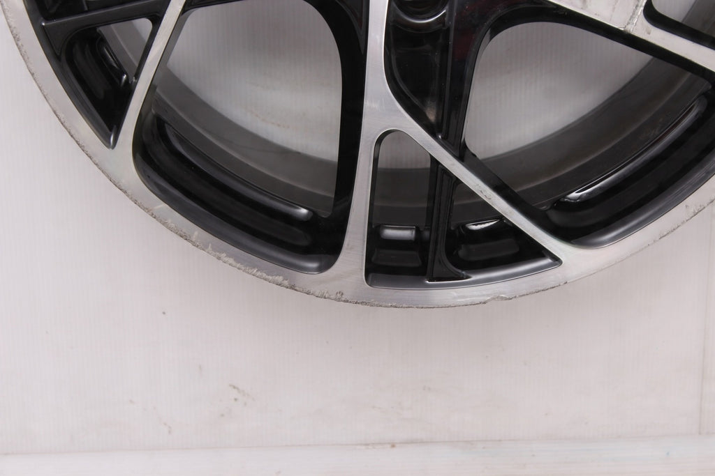 1x Alufelge 19 Zoll 5x114.3 65ET Glanz Schwarz Renault Rim Wheel