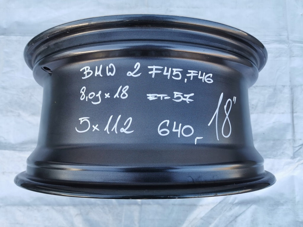 1x Alufelge 18 Zoll 8.0" 5x112 57ET 6855092 BMW 2 F45 F40 F46 Rim Wheel FEL8380838174jk