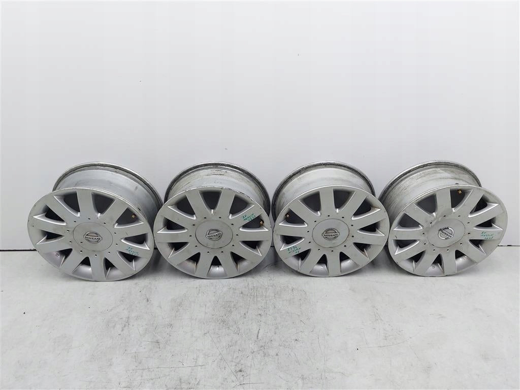 4x Alufelge 17 Zoll 7.0" 5x114.3 Silber Nissan Primera P12 Rim Wheel FEL4401280982zv