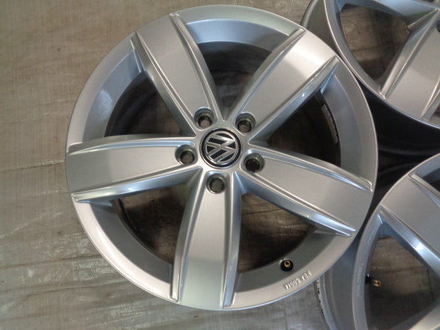 4x Alufelge 17 Zoll 6.5" 5x112 41ET Glanz Silber 3G0071497B VW Tiguan Rim Wheel FEL5981971129un