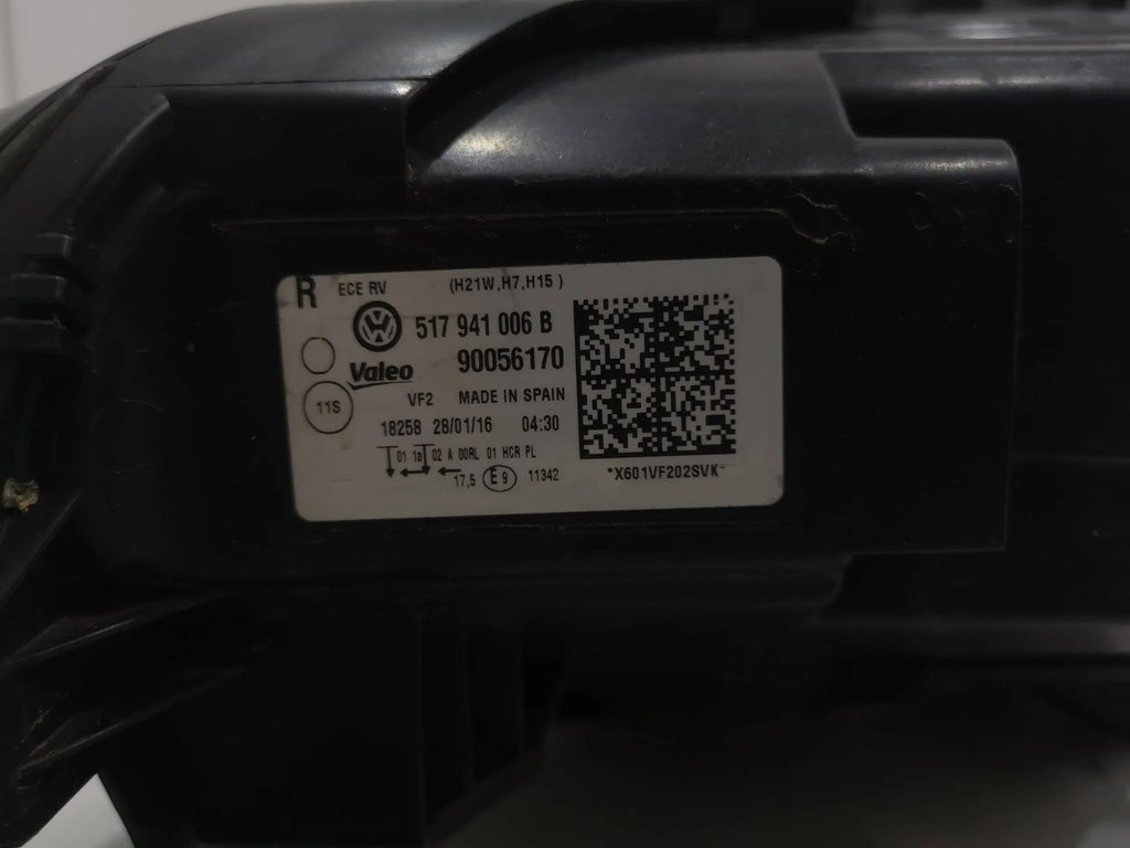 Frontscheinwerfer VW Golf VII Sportsvan 517941006B Rechts Scheinwerfer Headlight SCH1735634907ov