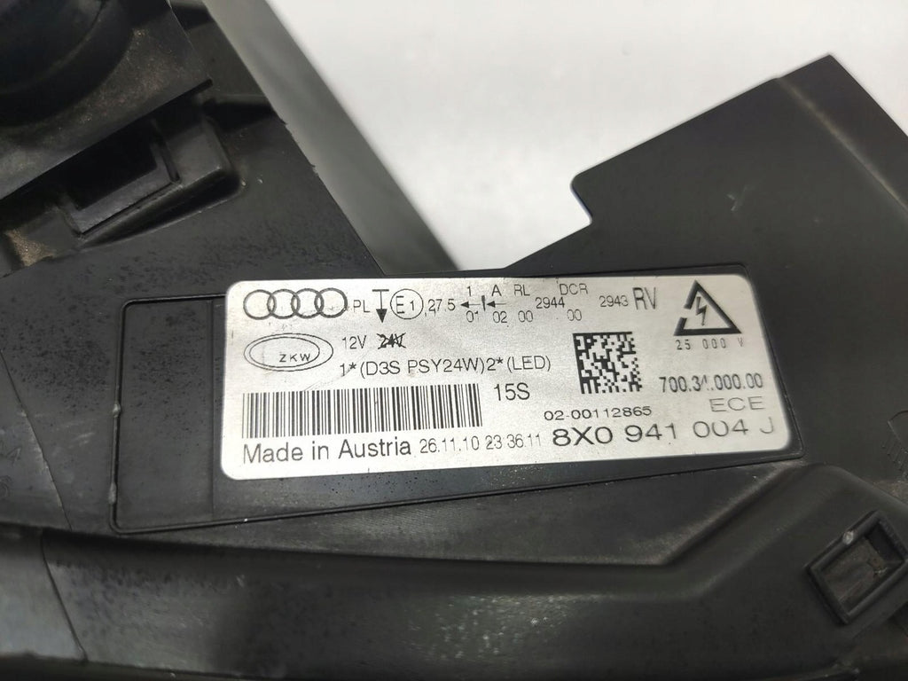 Frontscheinwerfer Audi A1 8X0941004J Xenon Rechts Scheinwerfer Headlight SCH5446502509xy