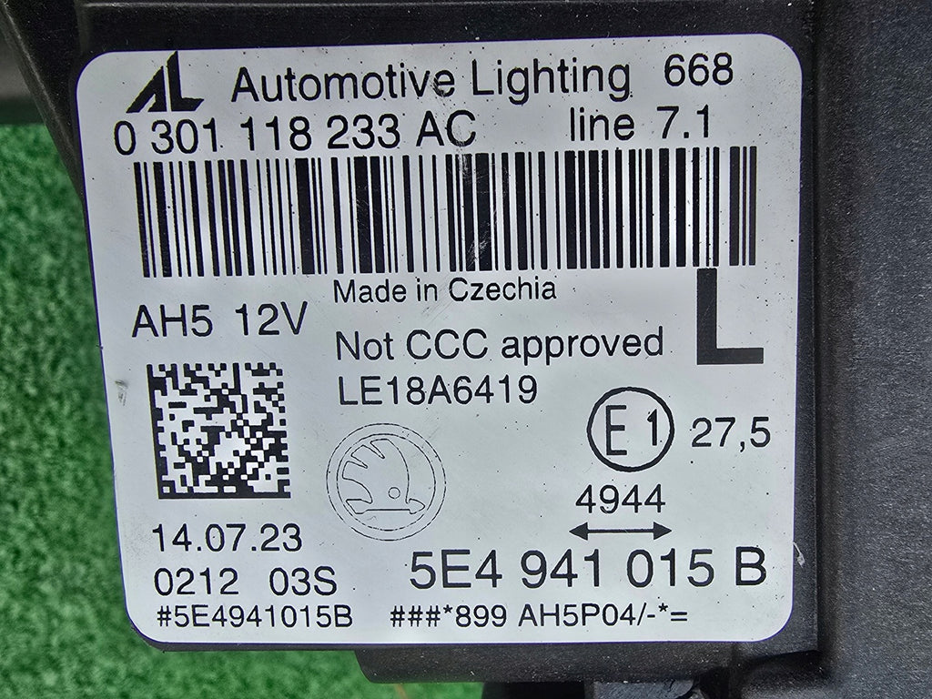 Frontscheinwerfer Skoda Octavia 5E4941015B LED Links Scheinwerfer Headlight SCH6185654639fd