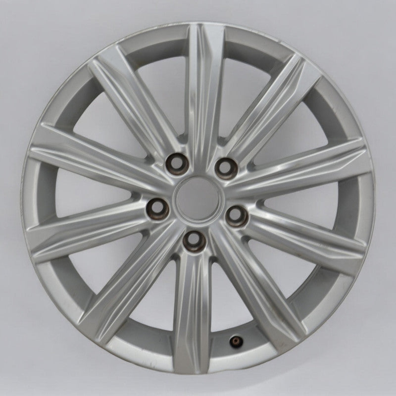 1x Alufelge 17 Zoll 6.5" 5x112 48,5ET Glanz Silber 5TA601025J Vw Rim Wheel