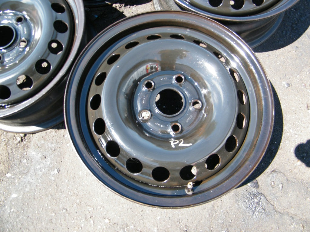 4x Alufelge 15 Zoll 6.0" 5x112 47ET Schwarz VW Caddy V Golf III Jetta VI Touran FEL4854797876et