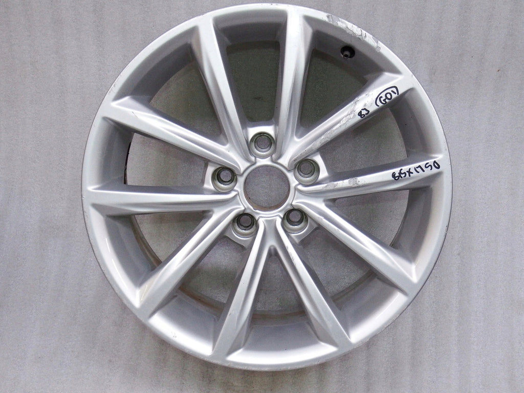 1x Alufelge 17 Zoll 8.5" 5x112 50ET Glanz Silber 8J0601025BE Audi Tt Rim Wheel