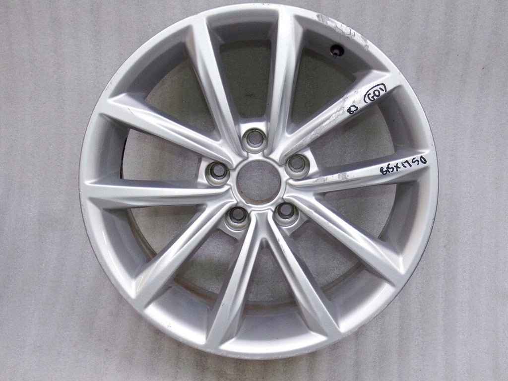 1x Alufelge 17 Zoll 8.5" 5x112 50ET Glanz Silber 8J0601025BE Audi Tt Rim Wheel FEL1655492908nk