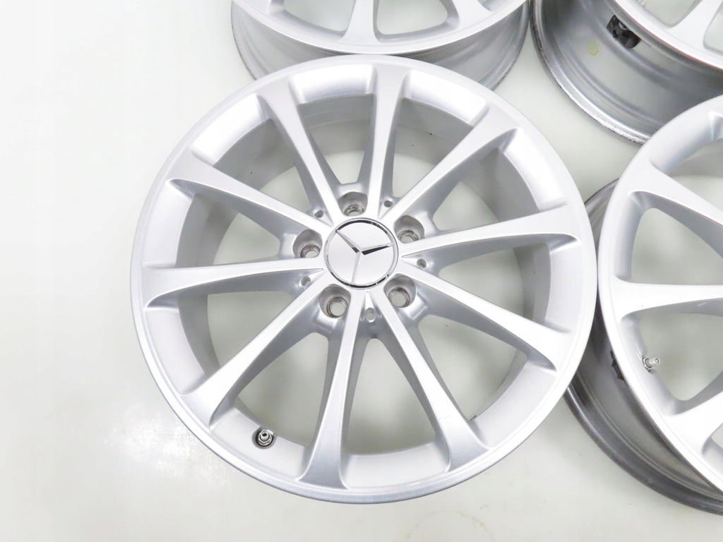 4x Alufelge 17 Zoll 6.5" 5x112 44ET Glanz Silber A1774010300 Mercedes-Benz W177 FEL9436093022ce