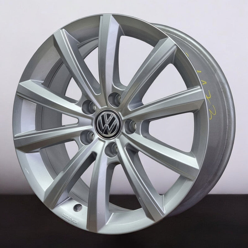 1x Alufelge 17 Zoll 6.5" 5x112 38ET Glanz Graphit 5NA071497A VW Tiguan Rim Wheel