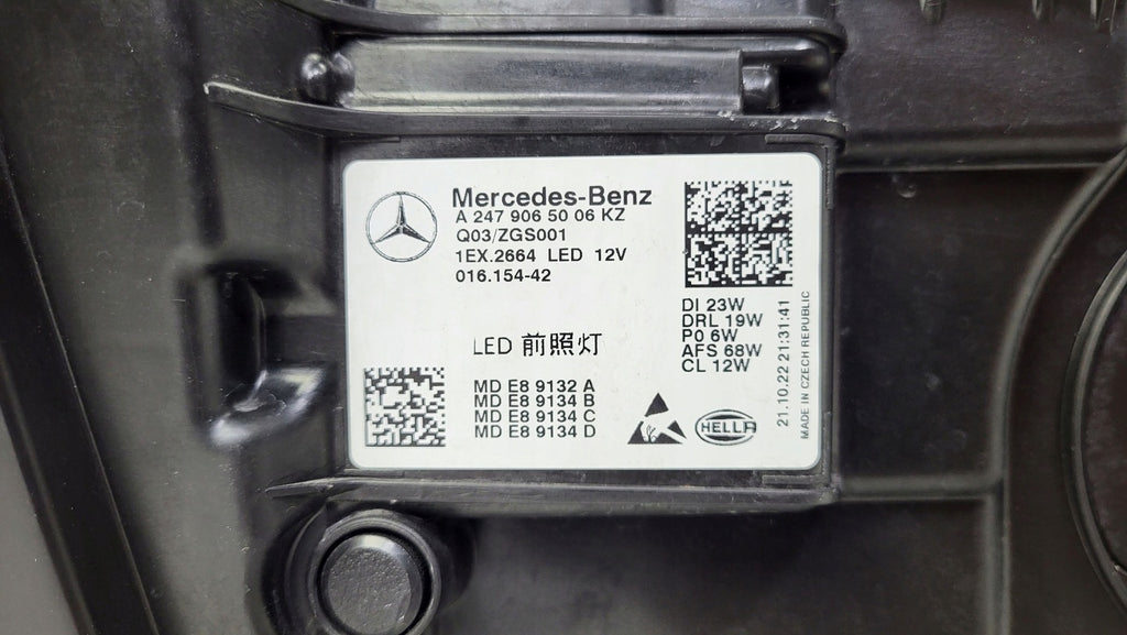 Frontscheinwerfer Mercedes-Benz W247 A2479065006KZ LED Rechts Headlight SCH9801577242xh