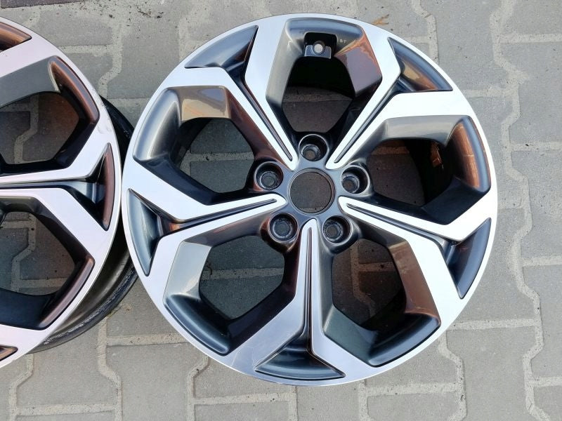 1x Alufelge 17 Zoll 7.0" 5x114.3 53ET Glanz Graphit 52910-J7400 Kia Mg Rim Wheel FEL3337398615vv