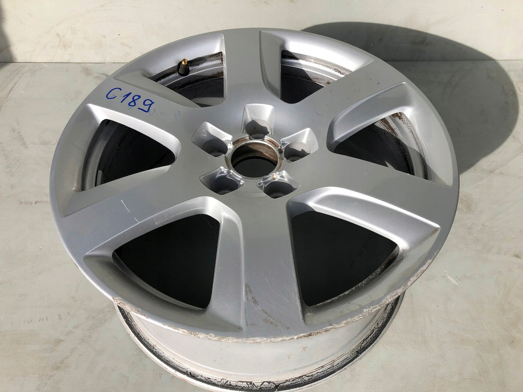 1x Alufelge 17 Zoll 8.0" 5x112 39ET Glanz Silber 4G0601025A Audi A6 C7 Rim Wheel