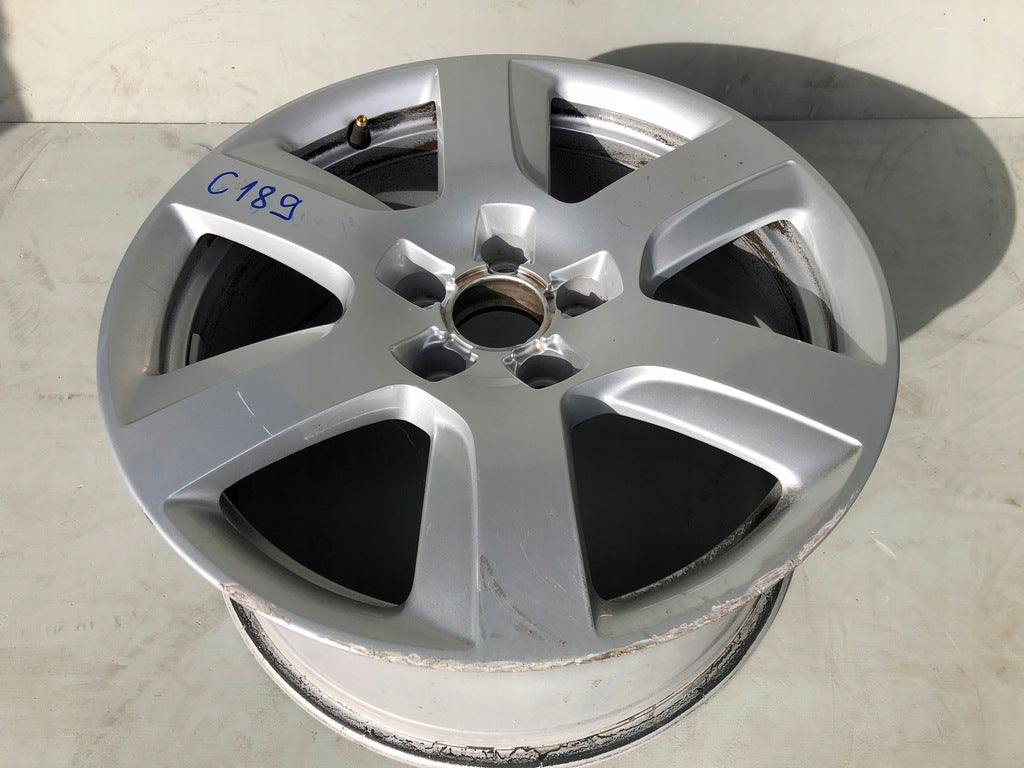 1x Alufelge 17 Zoll 8.0" 5x112 39ET Glanz Silber 4G0601025A Audi A6 C7 Rim Wheel FEL4137120728lp