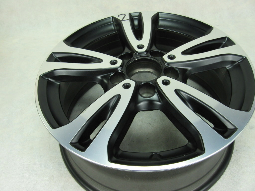 1x Alufelge 16 Zoll 6.5" 5x112 49ET Glanz Schwarz A2464010000 Mercedes-Benz W246 FEL6986538634fq