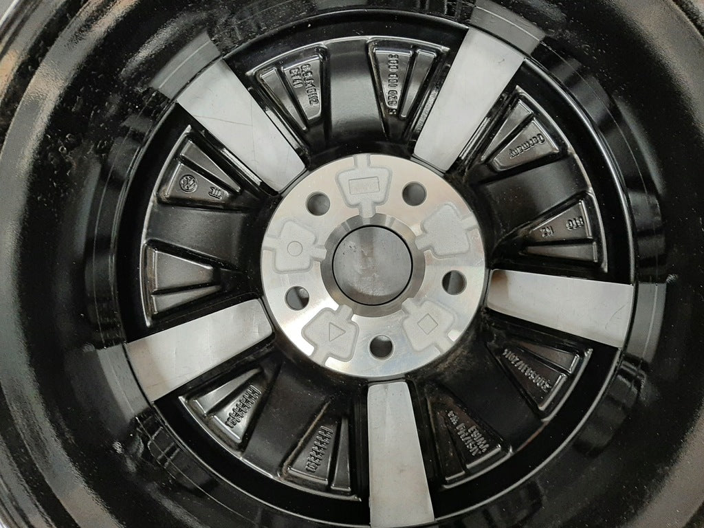 1x Alufelge 16 Zoll 6.5" 5x112 41ET Glanz Schwarz 3G0601025 VW Passat B8 FEL4385602313gs