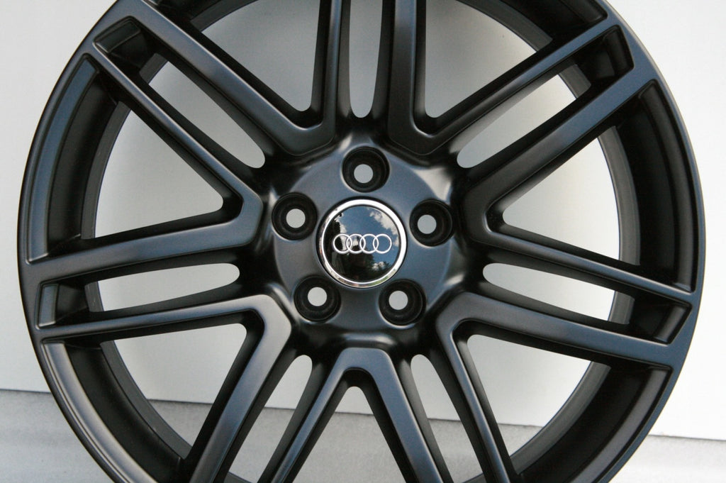 4x Alufelge 19 Zoll 9.0" 5x112 32ET Matt Schwarz 4H0601025CA Audi Allroad FEL1803374150li