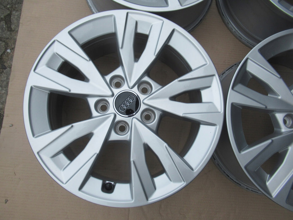4x Alufelge 16 Zoll 6.5" 5x112 43ET Glanz Silber 8Y0071496 Audi Rim Wheel FEL9413518887ko