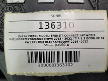 Laden Sie das Bild in den Galerie-Viewer, Motor Ford Transit Connect XVGA 1.5 101PS 74kW 88TKm Benzin Engine Komplett MOT1313304450bh
