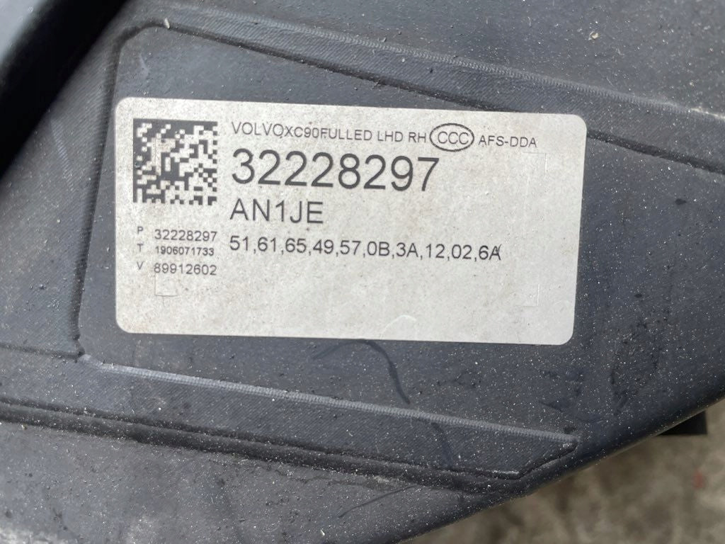 Frontscheinwerfer Volvo Xc90 II 322282897 LED Rechts Scheinwerfer Headlight