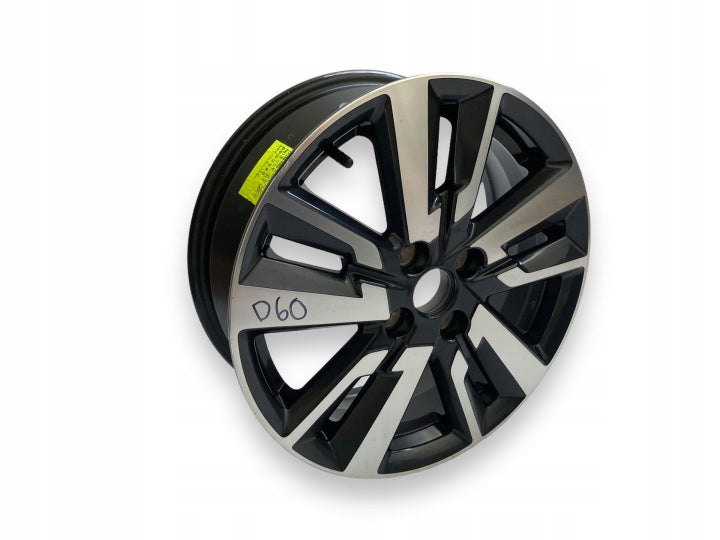 1x Alufelge 16 Zoll 6.0" 4x100 50ET Schwarz 403005FA1 Nissan Micra I K14 FEL4734379535bs