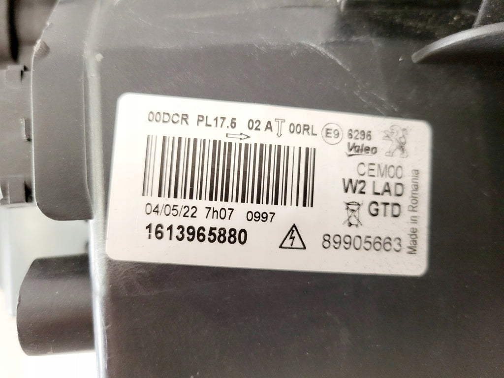 Frontscheinwerfer Peugeot 508 1613965880 Links Scheinwerfer Headlight SCH7653955903vs