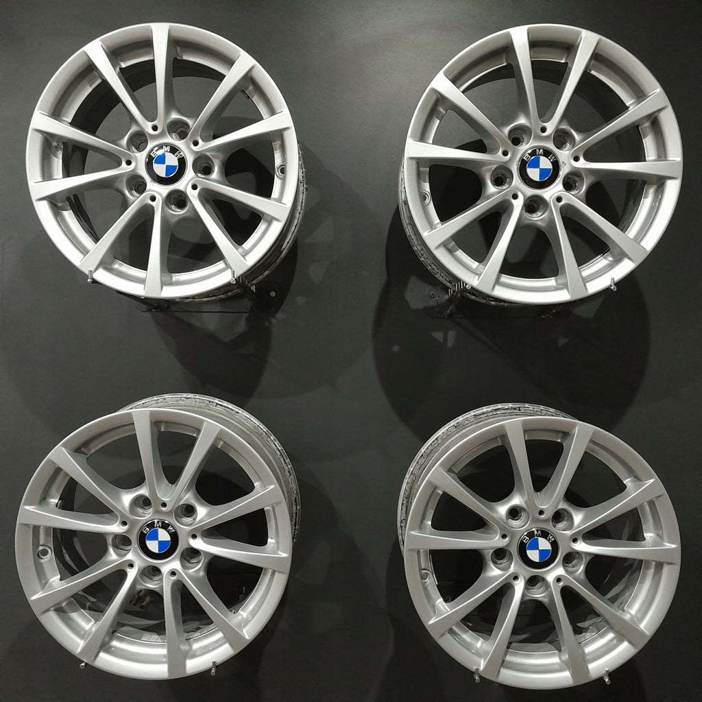 4x Alufelge 16 Zoll 7.0" 5x120 31ET Glanz Silber 6796236 BMW 3 E91 F30 E90 F31 FEL1092228839wq