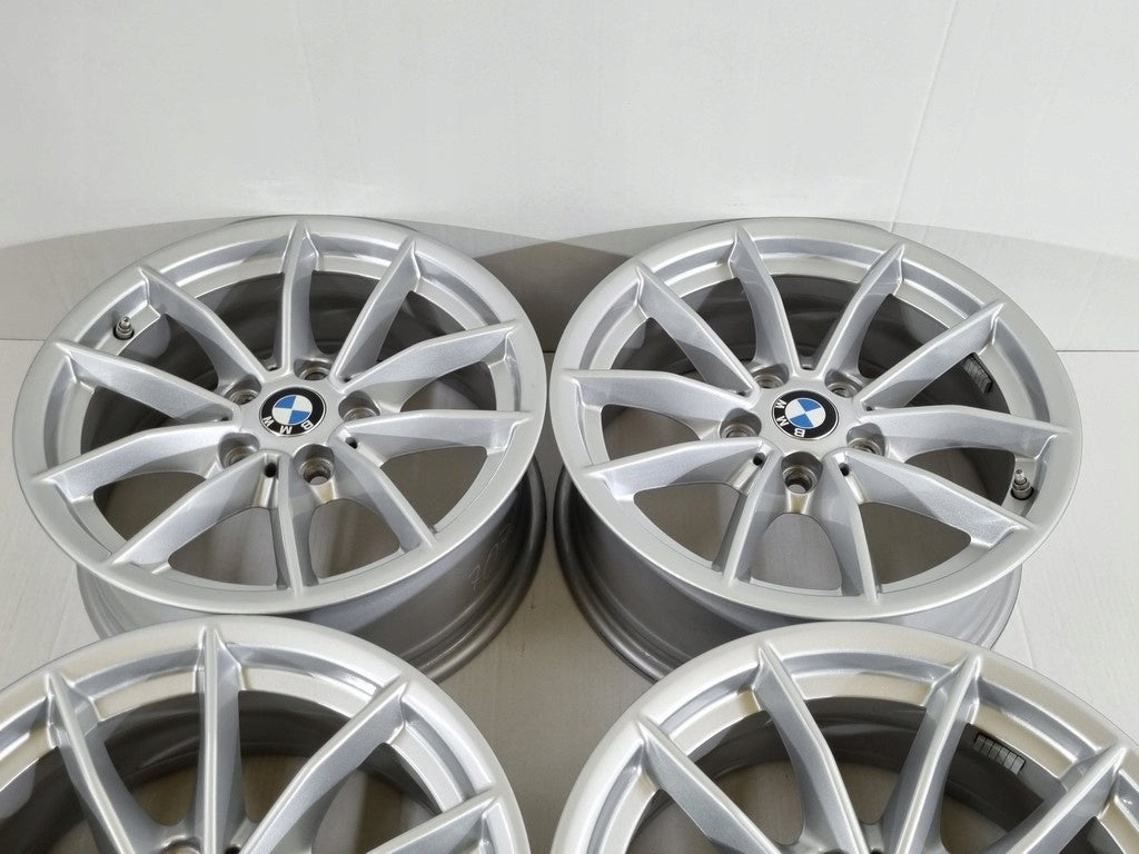 4x Alufelge 16 Zoll 6.5" 5x112 22ET Glanz Silber 6876921 BMW Rim Wheel FEL1283093627vd